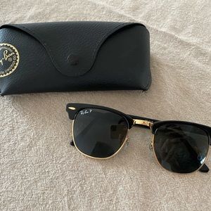 Ray Ban Polarized Clubmaster Sunglasses - Like New